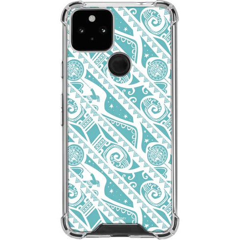 Disney Princess Moana Pattern Google Pixel 5 Clear Case